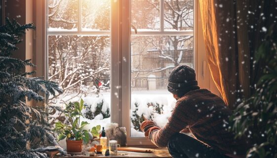 maverick8961_A_cozy_winter_home_interior_with_a_person_applying_88fd1b67-ec1e-439c-bd09-4a79fb8c40bb